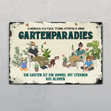 Familien Paradies - Outdoor-Türschild
