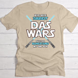 Möge der Ruhestand mit dir sein - Personalisiertes T-Shirt zur Rente für Sci Fi Fans