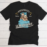 Schlafshirt - Personalisiertes T-Shirt für Paare mit süßen Tiermotiven