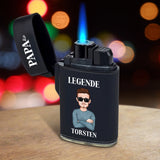 Papa die Legende - Eltern-Sturmfeuerzeug