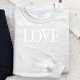 LOVE - Personalisierter Sweater für Paare und Freunde