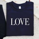 LOVE - Personalisierter Sweater für Paare und Freunde