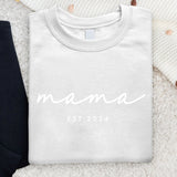 Beste Mama - Personalisierter Premium Sweater für Mama und Oma mit Namen