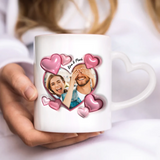 Heller Herz Tasse