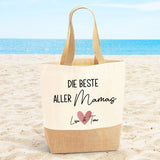 Beste aller Mütter - Personalisierte Tasche für Mama und Oma zum Muttertag
