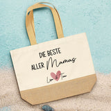 Beste aller Mütter - Personalisierte Tasche für Mama und Oma zum Muttertag
