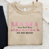 Mama - Personalisierter Sweater für Mama mit Kindernamen