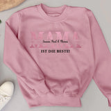 Mama - Personalisierter Sweater für Mama mit Kindernamen