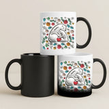 Magische Tasse mit Thermo-Farbwechsel und personalisiertem Namen – witzige Geschenkidee von Love & Faith
