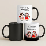 Magische Tasse mit Thermo-Farbwechsel und personalisiertem Namen – witzige Geschenkidee von Love & Faith