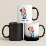 Personalisierte Tasse mit Druck für Paare Ich behalte Dich – Motiv 7
