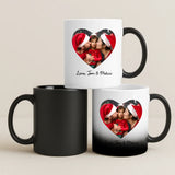 Magische Tasse mit Thermo-Farbwechsel und personalisiertem Namen – witzige Geschenkidee von Love & Faith