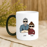 Personalisierte Tasse mit Druck für Opa mit Enkeln – Wie der Opa... – Motiv 9