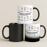 Magische Tasse mit Thermo-Farbwechsel und personalisiertem Namen – witzige Geschenkidee von Love & Faith