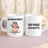 Weiße Tasse mit personalisiertem Spruch und Namen – individuelle Geschenkidee von Love & Faith