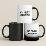 Magische Tasse mit Thermo-Farbwechsel und personalisiertem Namen – witzige Geschenkidee von Love & Faith