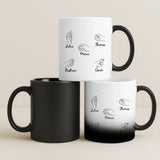 Personalisierte Tasse Blumen für Mama mit Foto für Mama & Papa – Motiv 7