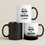 Magische Tasse mit Thermo-Farbwechsel und personalisiertem Namen – witzige Geschenkidee von Love & Faith