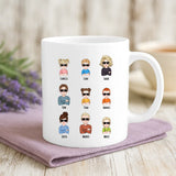 Weiße Tasse mit personalisiertem Spruch und Namen – individuelle Geschenkidee von Love & Faith