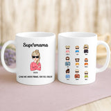 Weiße Tasse mit personalisiertem Spruch und Namen – individuelle Geschenkidee von Love & Faith