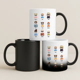 Magische Tasse mit Thermo-Farbwechsel und personalisiertem Namen – witzige Geschenkidee von Love & Faith