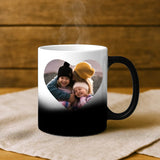 Magische Tasse mit Thermo-Farbwechsel und personalisiertem Namen – witzige Geschenkidee von Love & Faith