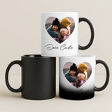 Magische Tasse mit Thermo-Farbwechsel und personalisiertem Namen – witzige Geschenkidee von Love & Faith