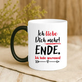 Magische Tasse mit Thermo-Farbwechsel und personalisiertem Namen – witzige Geschenkidee von Love & Faith