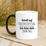 Magische Tasse mit Thermo-Farbwechsel und personalisiertem Namen – witzige Geschenkidee von Love & Faith