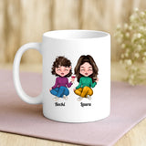Personalisierte Tasse mit Druck für Schwestern – Schwestern – Motiv 3