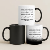 Magische Tasse mit Thermo-Farbwechsel und personalisiertem Namen – witzige Geschenkidee von Love & Faith