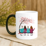 Personalisierte Tasse Neue beste Freunde mit Foto für beste Freunde – Motiv 9