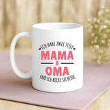 Weiße Tasse mit personalisiertem Spruch und Namen – individuelle Geschenkidee von Love & Faith