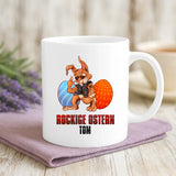 Personalisierte Tasse mit Druck zu Ostern – Rockige Ostern