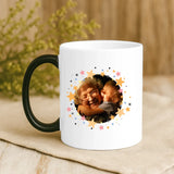 Magische Tasse mit Thermo-Farbwechsel und personalisiertem Namen – witzige Geschenkidee von Love & Faith