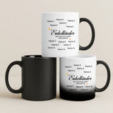 Magische Tasse mit Thermo-Farbwechsel und personalisiertem Namen – witzige Geschenkidee von Love & Faith