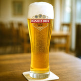 Personalisiertes Weizenglas 500ml - mit persönlichem Aufdruck "Papas Bier seit 1962" - individuelles Geschenk zum Vatertag von Love & Faith