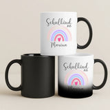Magische Tasse mit Thermo-Farbwechsel und personalisiertem Namen – witzige Geschenkidee von Love & Faith