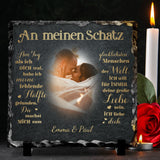 An meinen Liebling - Paar-Schieferplatte