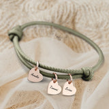 Freunde - Individuelles Lederarmband