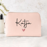 Mein Krimskrams - Personalisierte PU Kosmetiktasche mit Namens-Glanzfolie