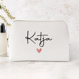 Mein Krimskrams - Personalisierte PU Kosmetiktasche mit Namens-Glanzfolie