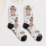 Rente gut, alles gut - Personalisierte Socken für Renter mit Spruch