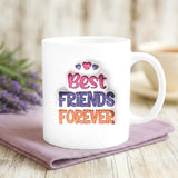 Tasse Best friends forever mit personalisierten Namen – individuelle Geschenkidee von Love & Faith