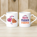 Tasse Best friends forever mit personalisierten Namen im 3D Look – individuelle Geschenkidee von Love & Faith