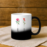 Personalisierte Tasse mit Blumen für beste Freunde von Love & Faith