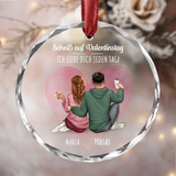 Personalisiertes Ornament zum Valentinstag für Paare Valentinstag