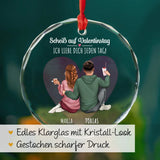 Personalisiertes Ornament zum Valentinstag für Paare Valentinstag – Motiv 2