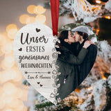 Erstes Weihnachten zu zweit - Paar-Baumschmuck