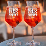 Die tut nix - Personalisiertes Weinglas mit Gravur und Namen für Sommergetränke